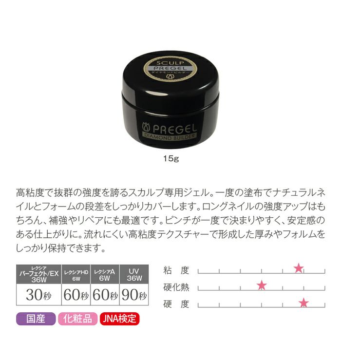プリジェル ダイヤモンドビルダー／１５ｇ