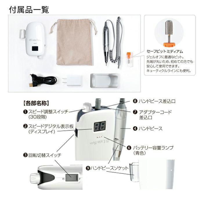 レクシアスピンN ネイルマシーン | キャンディポケット